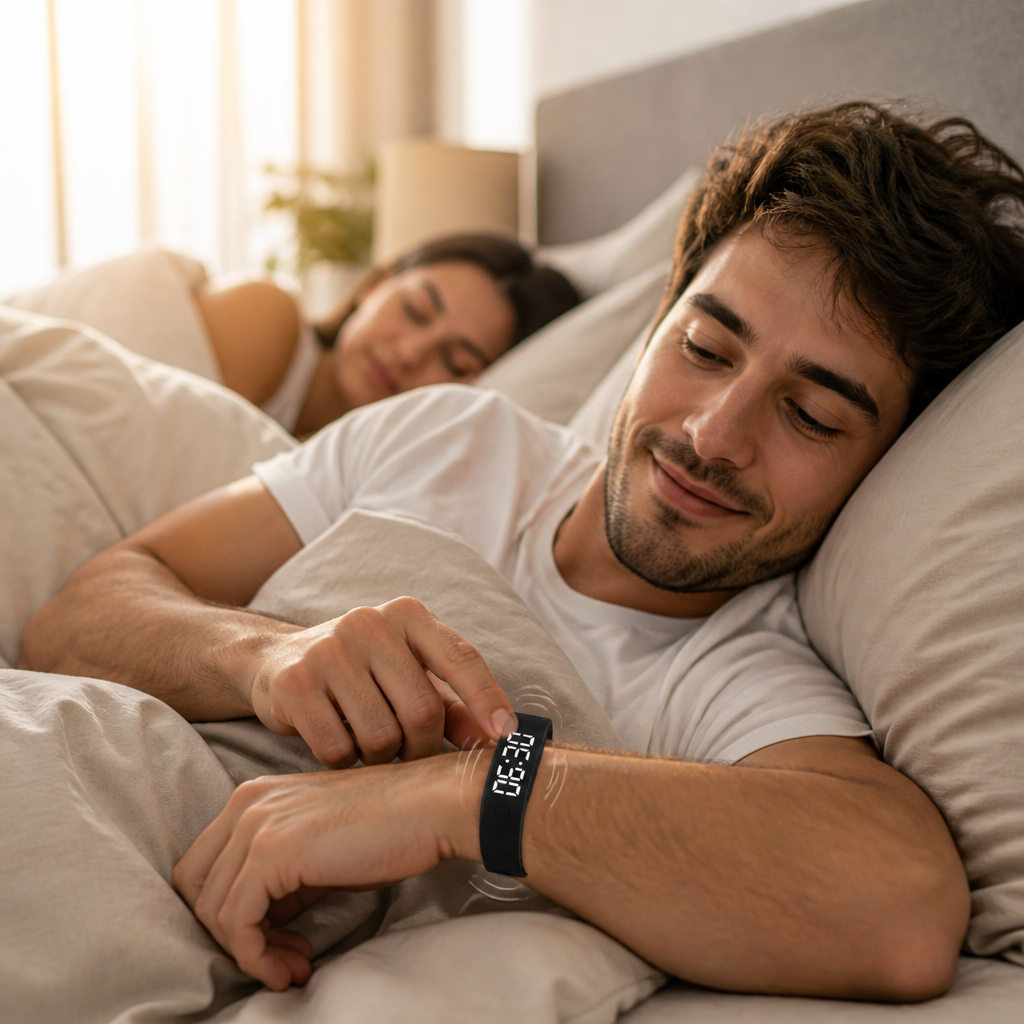 AuraBend Bracelet Réveil Intelligent 